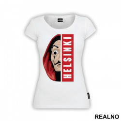 Helsinki Half Mask - La Casa de Papel - Money Heist - Majica