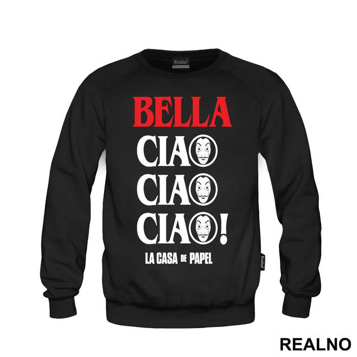 Bella Ciao Ciao Ciao Masks - La Casa de Papel - Money Heist - Duks