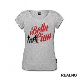 Bella Ciao Characters Silhouette - La Casa de Papel - Money Heist - Majica