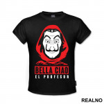 Red Hood Bella Ciao El Profesor - The Professor - La Casa de Papel - Money Heist - Majica