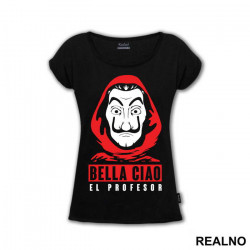 Red Hood Bella Ciao El Profesor - The Professor - La Casa de Papel - Money Heist - Majica