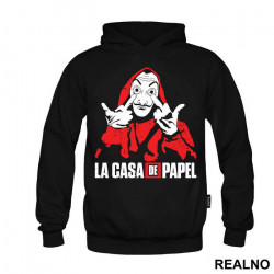Middle Fingers Logo Text - La Casa de Papel - Money Heist - Duks