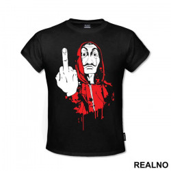 Middle Finger Up - La Casa de Papel - Money Heist - Majica