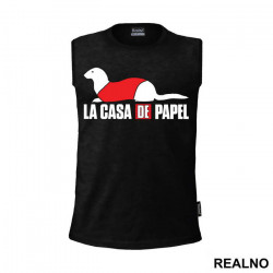 Sofia - Ferret - Crawling - Text Logo - La Casa de Papel - Money Heist - Majica