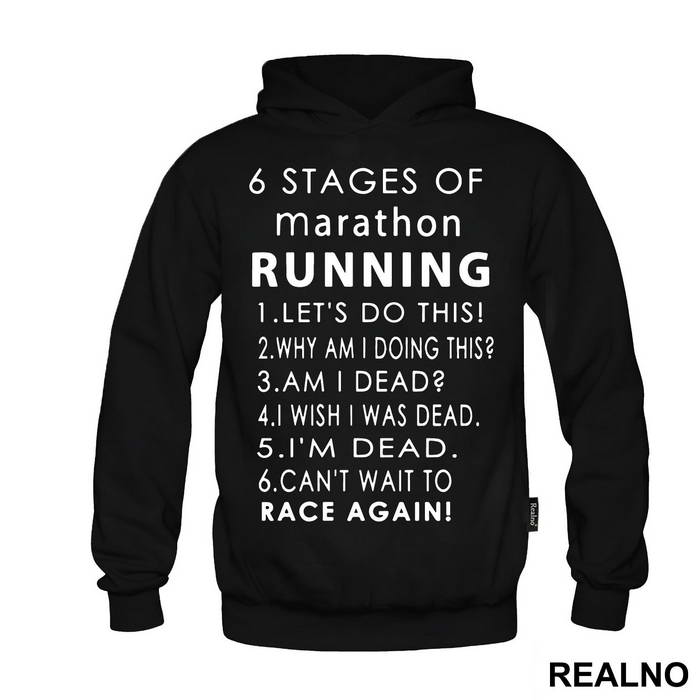 6 Stages Of Marathon Running - Trčanje - Running - Duks