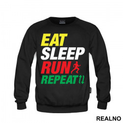Eat, Sleep, Run, Repeat - Colors - Trčanje - Running - Duks Eat, Sleep, Run, Repeat - Colors - Trčanje - Running - Duks