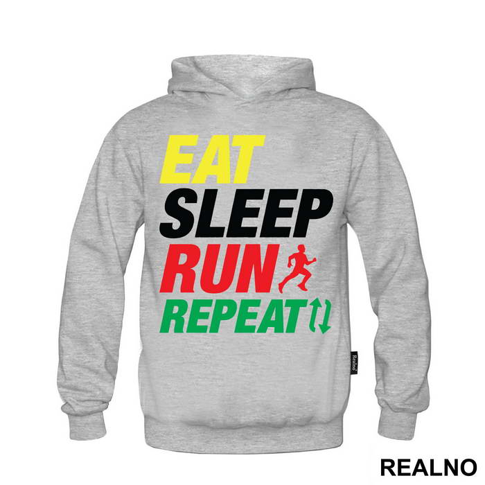 Eat, Sleep, Run, Repeat - Trčanje - Running - Duks