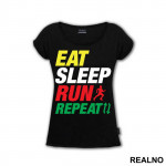 Eat, Sleep, Run, Repeat - Trčanje - Running - Majica