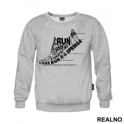 Quotes In The Shape Of A Shoe - Trčanje - Running - Duks Quotes In The Shape Of A Shoe - Trčanje - Running - Duks