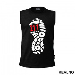 21,1 And A Shoe Print - Trčanje - Running - Majica