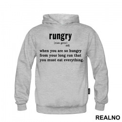 Rungry - Trčanje - Running - Duks Rungry - Trčanje - Running - Duks