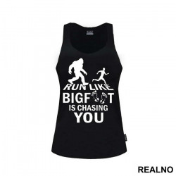 Run Like Bigfoot Is Chasing You - Trčanje - Running - Majica Run Like Bigfoot Is Chasing You - Trčanje - Running - Majica