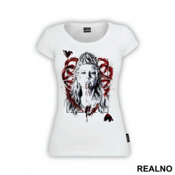 Lagertha - Red - Vikings - Majica