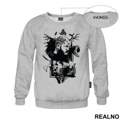 Ragnar - Art - Black - Vikings - Duks