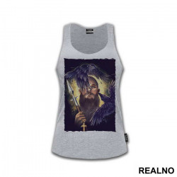 Ragnar And Crows - Gold And Black - Vikings - Majica