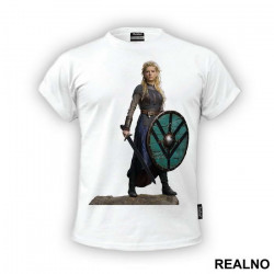 Lagertha - Shield And Sword - Vikings - Majica