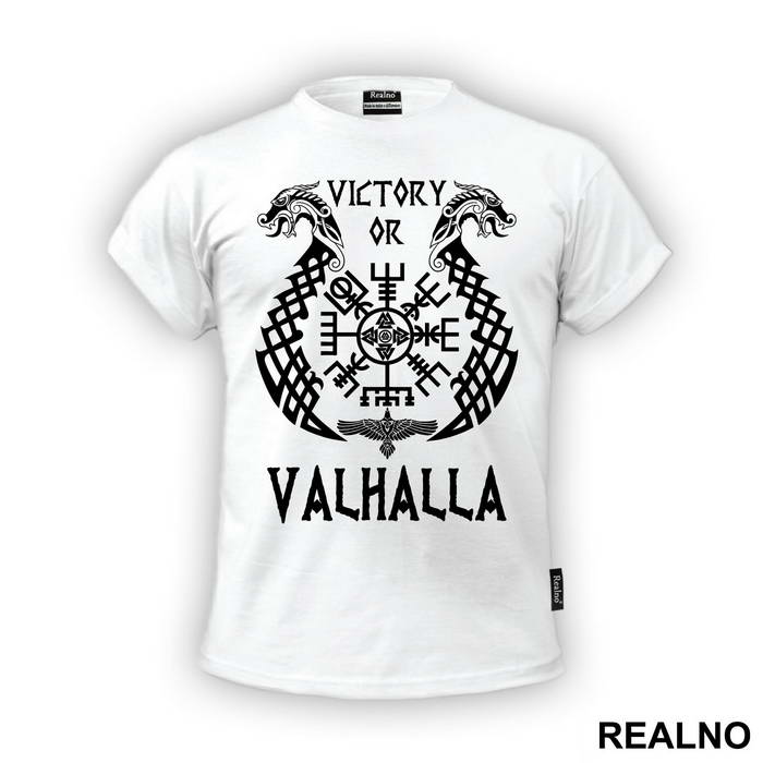Victory Or Valhalla - Vikings - Majica