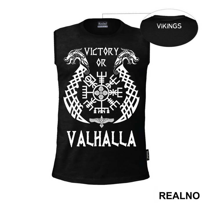 Victory Or Valhalla - Vikings - Majica