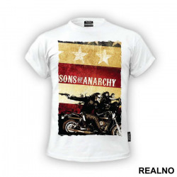 Yellow And Red - Sons Of Anarchy - SOA - Majica