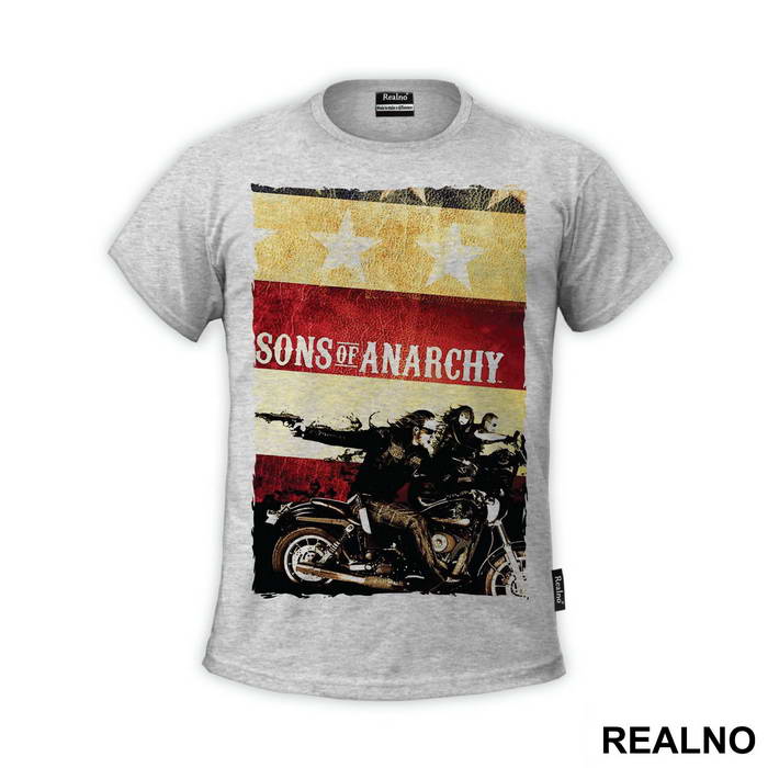 Yellow And Red - Sons Of Anarchy - SOA - Majica