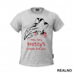 One, Two, Freddy's Coming For You - White And Red - Filmovi - Majica