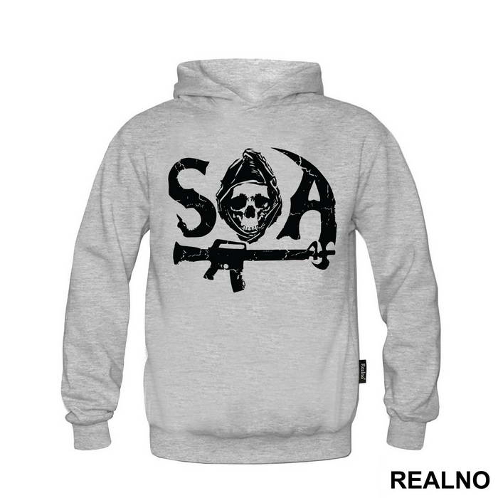 Logo And AK - 47 - Sons Of Anarchy - SOA - Duks