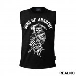 Flag And Reaper - Sons Of Anarchy - SOA - Majica