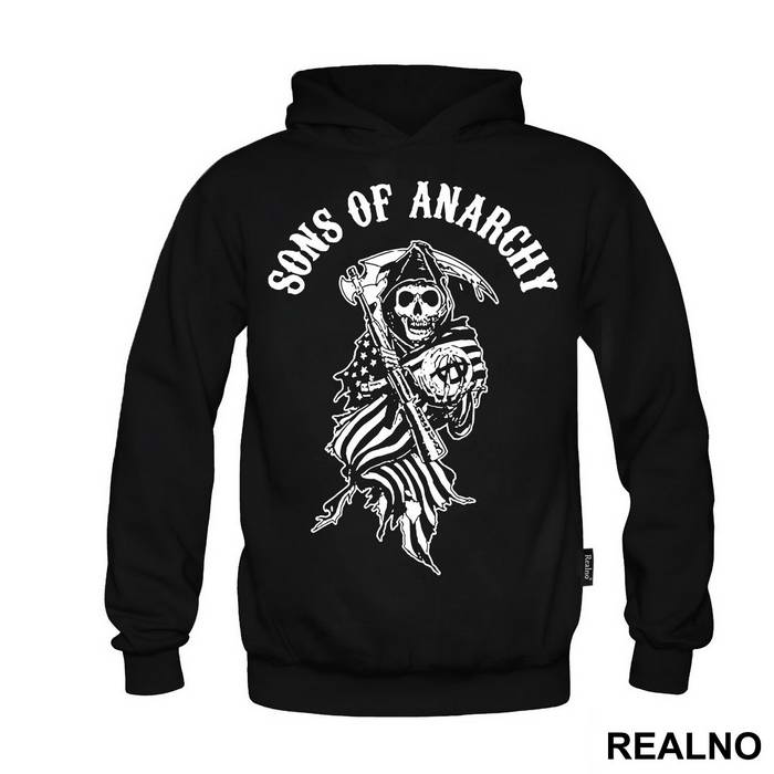 Flag And Reaper - Sons Of Anarchy - SOA - Duks