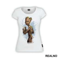 Groot - Dripping Colors - Avengers - Majica