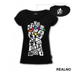 The Infinity Gauntlet - Outline - Thanos - Majica The Infinity Gauntlet - Outline - Thanos - Majica