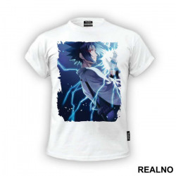 Sasuke Holding Chidori - Naruto - Majica