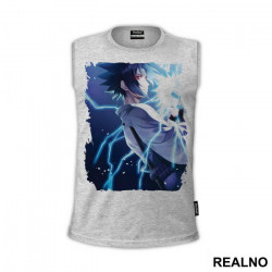 Sasuke Holding Chidori - Naruto - Majica