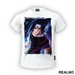 Sasuke Curse Mark Portrait - Naruto - Majica