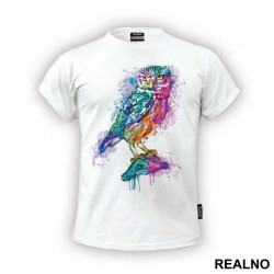 Owl Watercolor - Životinje - Majica