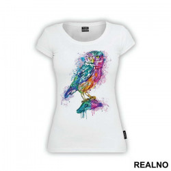 Owl Watercolor - Životinje - Majica