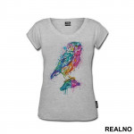 Owl Watercolor - Životinje - Majica