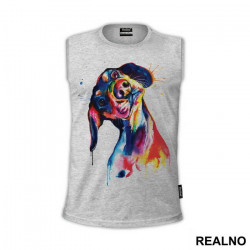 Wiener Dog Splash Painting - Životinje - Majica