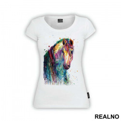 Horse Watercolor Painting - Životinje - Majica