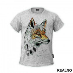 Fox Portrait Illustration - Životinje - Majica