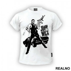 Drawing - John Wick - Majica Drawing - John Wick - Majica