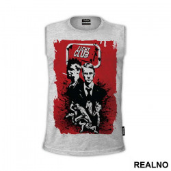 Red Backgroud - Fight Club - Majica