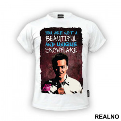 You Are Not A Beautiful And Unique Snowflake - Fight Club - Majica