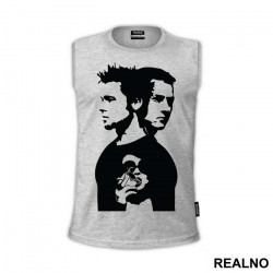 Jack, Tyler And Marla - Black - Fight Club - Majica