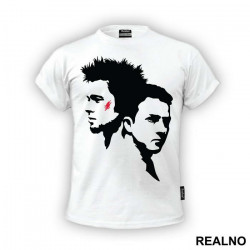 Jack And Tyler - Black Outline - Fight Club - Majica