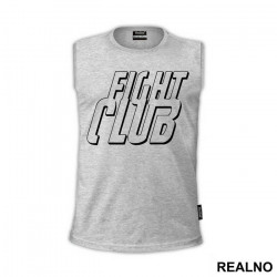 Red Logo - Outline - Fight Club - Majica