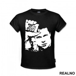 White Outline - Fight Club - Majica