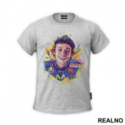 Colors - Drawing - Rossi - VR - 46 - MotoGP - Sport - Majica