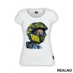 Crayon Drawing - Rossi - VR - 46 - MotoGP - Sport - Majica