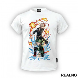 Deku and Todoroki - My Hero Academia - Majica