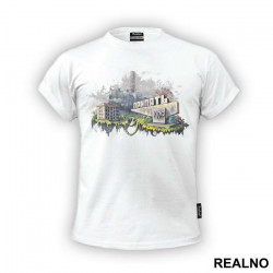 Drawing - Power Plant - Chernobyl - Majica